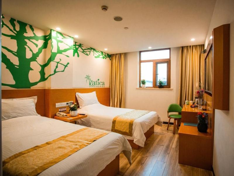 Vatica Shangdong Zaozhuang Tengzhou Railway Station Hotel Exterior photo